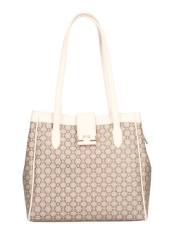 Borsa shopping Nero Giardini da donna taupe