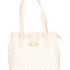 Borsa shopping Nero Giardini da donna beige