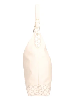 Borsa shopping Nero Giardini da donna beige