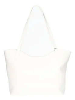 Borsa shopping Nero Giardini da donna bianca