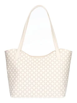 Borsa shopping Nero Giardini da donna beige