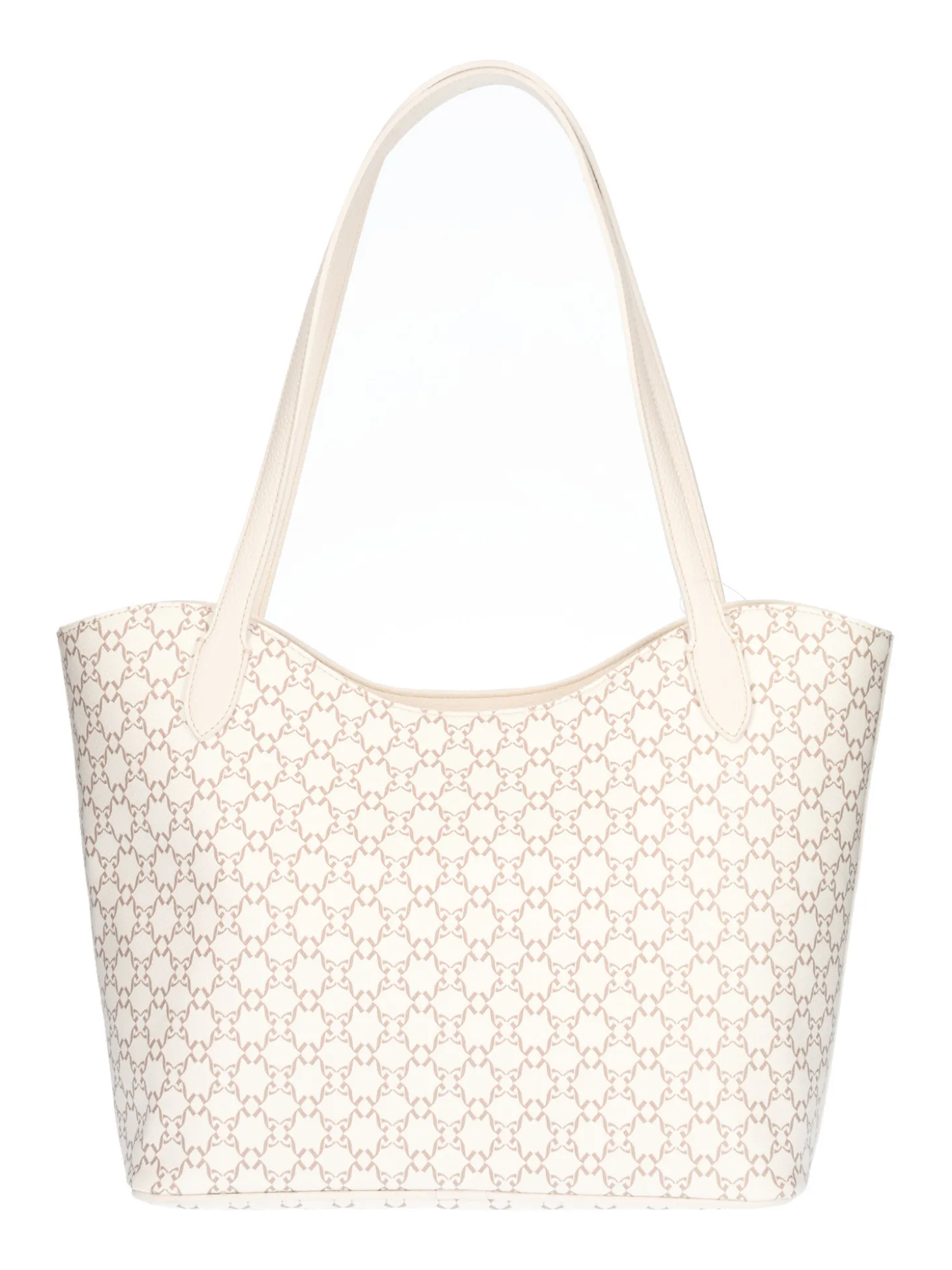 Borsa shopping Nero Giardini da donna beige