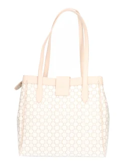 Borsa shopping Nero Giardini da donna beige