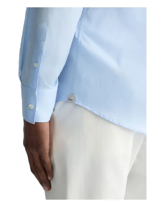 Camicia slim fit Liu Jo da uomo azzurra