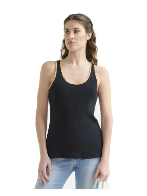 Canotta basic Alviero Martini 1a Classe Destination da donna nera