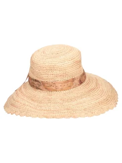 Cappello con falda larga Alviero Martini 1a Classe da donna beige
