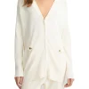 Cardigan con zip Liu Jo da donna avorio