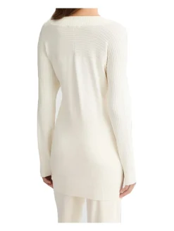 Cardigan con zip Liu Jo da donna avorio