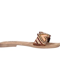 Ciabatta Alma Blue da donna marrone