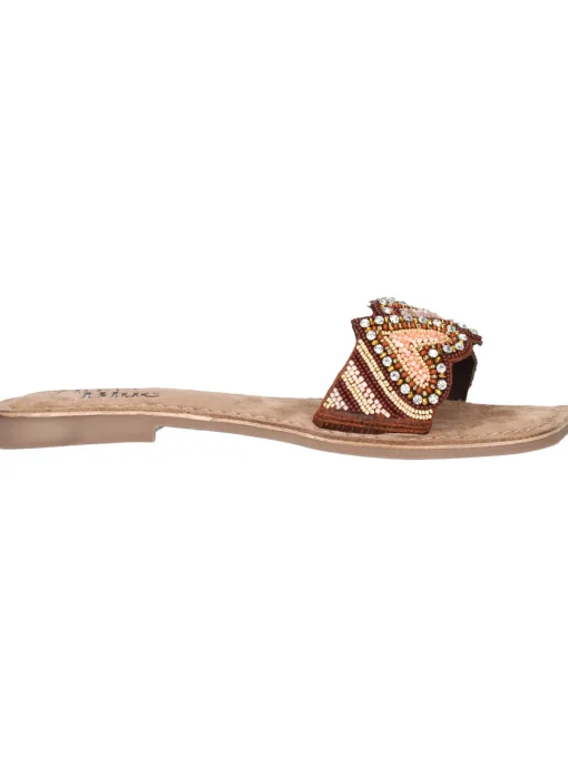 Ciabatta Alma Blue da donna marrone