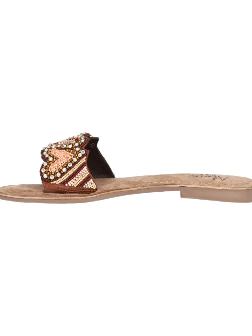 Ciabatta Alma Blue da donna marrone