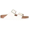 Ciabatta Birkenstock Arizona da donna bianca