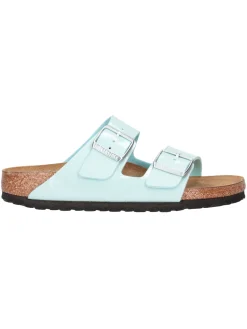 Ciabatta Birkenstock Arizona da donna verde acqua