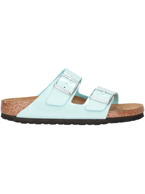 Ciabatta Birkenstock Arizona da donna verde acqua