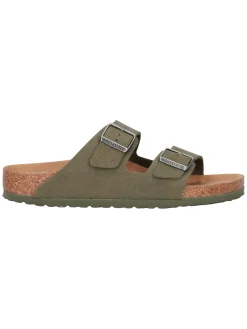 Ciabatta Birkenstock Arizona Vegan da uomo verde