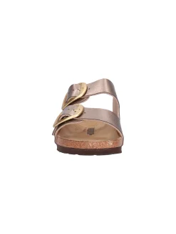 Ciabatta Birkenstock Arizona da donna taupe laminata