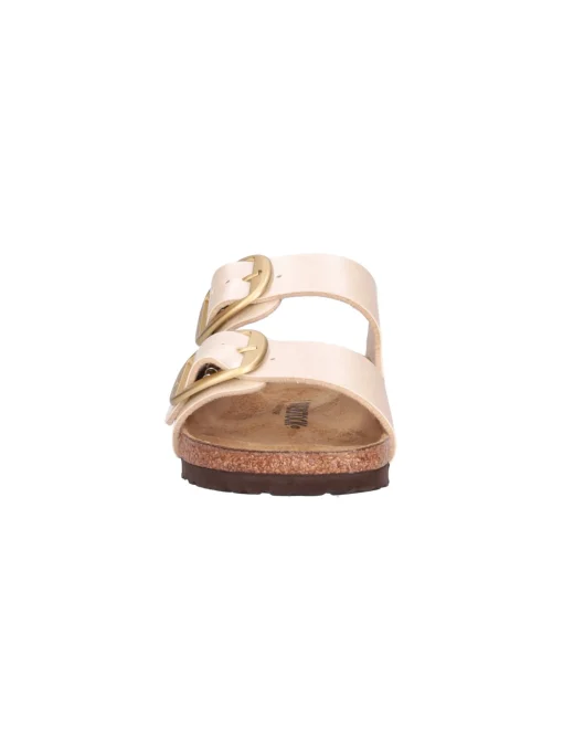 Ciabatta Birkenstock Arizona da donna laminata avorio