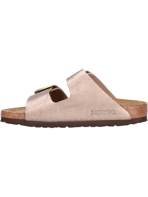 Ciabatta Birkenstock Arizona da donna taupe laminata