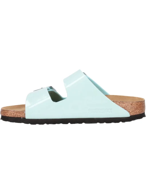 Ciabatta Birkenstock Arizona da donna verde acqua