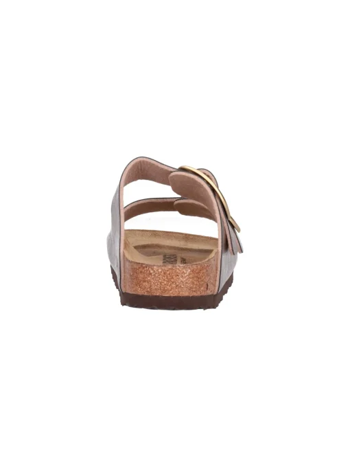 Ciabatta Birkenstock Arizona da donna taupe laminata
