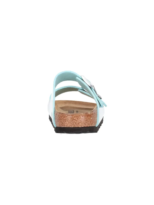 Ciabatta Birkenstock Arizona da donna verde acqua