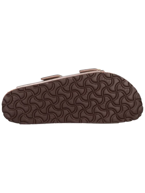 Ciabatta Birkenstock Arizona da donna taupe laminata