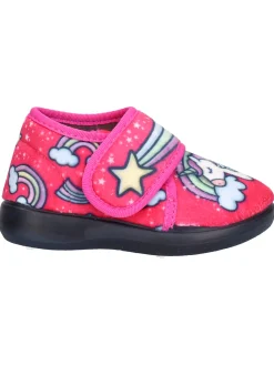 Ciabatta chiusa da bambina fucsia