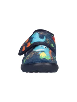 Ciabatta chiusa da bambino blu