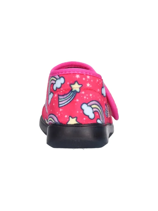 Ciabatta chiusa da bambina fucsia