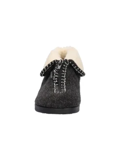 Ciabatta chiusa Fly Flot da donna nera