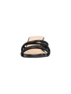 Ciabatta con tacco largo Keys da donna nera