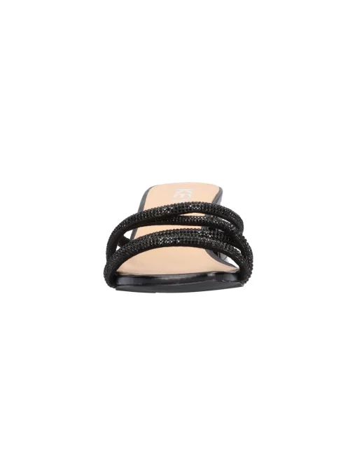 Ciabatta con tacco largo Keys da donna nera