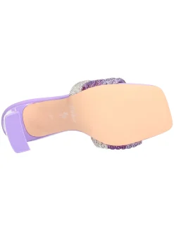 Ciabatta con tacco largo Menbur da donna lilla