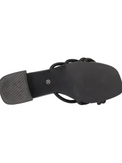 Ciabatta con tacco largo Keys da donna nera