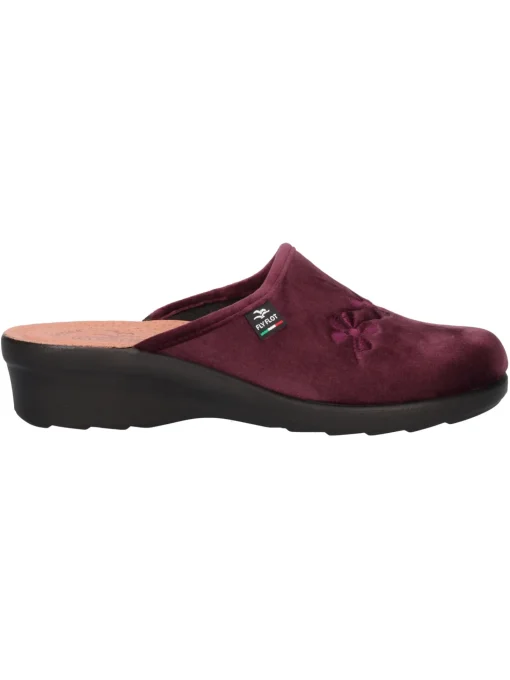 Ciabatta con zeppa bassa Fly Flot da donna viola