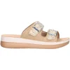 Ciabatta con zeppa bassa Inblu da donna beige