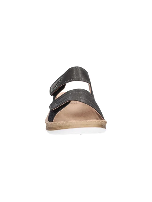 Ciabatta con zeppa bassa Inblu da donna nera