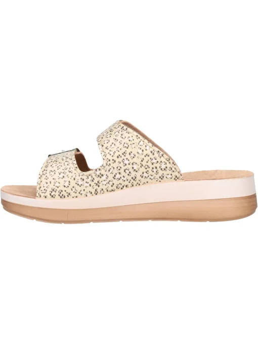 Ciabatta con zeppa bassa Inblu da donna beige