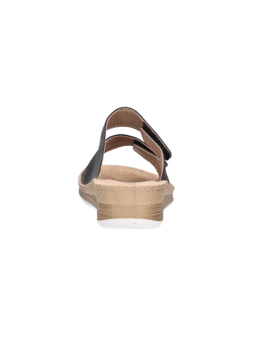 Ciabatta con zeppa bassa Inblu da donna nera