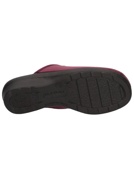 Ciabatta con zeppa bassa Fly Flot da donna viola