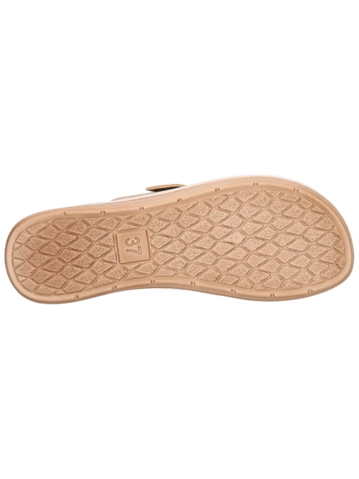 Ciabatta con zeppa bassa Inblu da donna beige