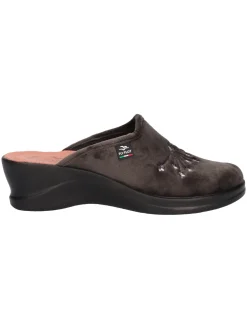 Ciabatta con zeppa Fly Flot da donna grigia