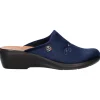 Ciabatta con zeppa Fly Flot da donna blu