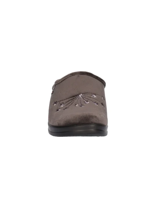 Ciabatta con zeppa Fly Flot da donna grigia