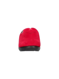 Ciabatta con zeppa Fly Flot da donna rossa
