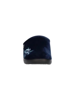Ciabatta con zeppa Fly Flot da donna blu