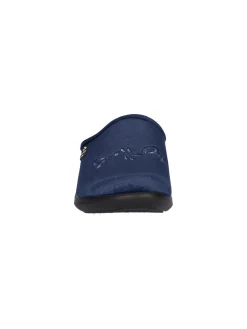Ciabatta con zeppa Fly Flot da donna blu