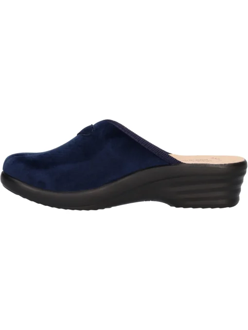 Ciabatta con zeppa Fly Flot da donna nera