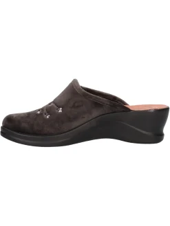 Ciabatta con zeppa Fly Flot da donna grigia