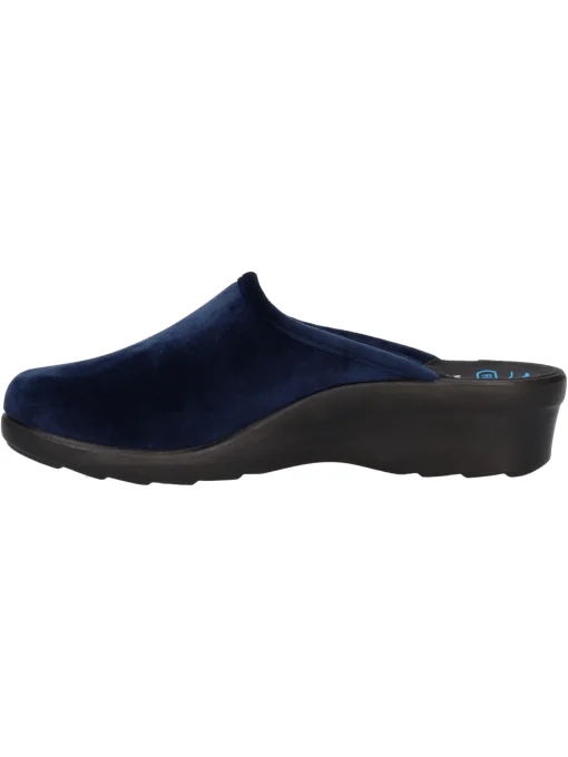 Ciabatta con zeppa Fly Flot da donna blu